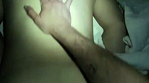 hey massage my oiled hairy pussy then cum all over my bush pov