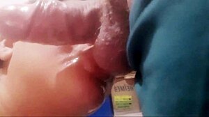 blindfolded teen takes builder's extra cash for outdoor blowjob and young pussy fuck