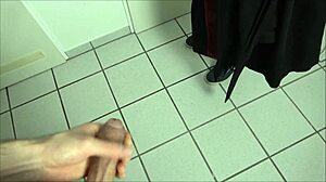 German fat teen slut deepthroats huge monster cock and swallows cum!