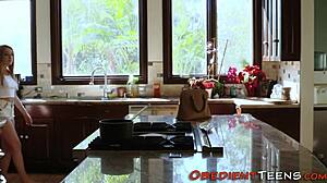 i get pounded by domina's rough strapon in the cage