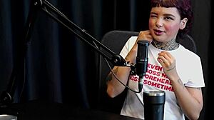 fazia got nervous thinking they'd fuck her ass during tattoo suruba exposure on sheer red... annie clementine watch