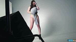 damn this asian model's sloppy deepthroat blowjob spiced up my casting interview