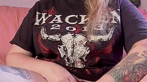 girl moans loud shoving huge dildo deep in hairy pussy till orgasm