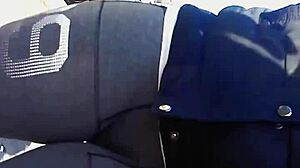 Holy Shit, Check This Outdoor Cameltoe Pussy Print Up Close!