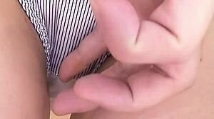 Skinny Boy Seduces Hairy Japanese Granny Uncensored Creampie Doggystyle Ride