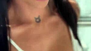 brunette cara mella deepthroats monster cock doggystyle german slut style