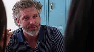 Slutty Stepsisters Threesome Fucked Hard On Job Interview