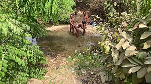 Curvy Ebony BBW Flashes Fat Pussy at Stream Ready for Public Devouring