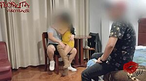 Peruvian amateur anal assfucking trio with two friends hardcore creampie handjob