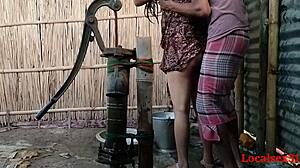 village indian wife anal fucked outdoor by husband friend webcam ranch