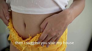 Heart Racing Passion Petite Asian Teen Sweats in Gym Workout Before Hardcore Fuck Explodes