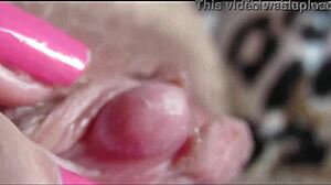 Wanna see this big clit throb up close during orgasm?