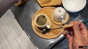 Gorgeous cheating slut does footjob creampie everything on my cock