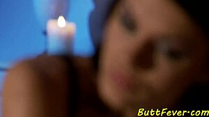 busty european babe gets her ass pounded hard by two lucky santas in wild threesome fantasy