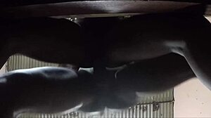 damn! ebony girlfriend gets milk creampie pussy ripped clothes full hardcore fuck