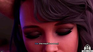 cute brunette milf teases with big tits and ass in horny roleplay