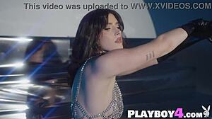 Big Tits Teen's Passionate Striptease Rips Clothes Off Her Pierced Curves