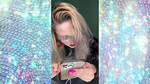 Sissy, yer voice too girly... lemme train ya ta squeal right!! squeal good girl!!