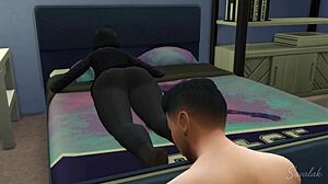 Femdom Beurette Cartoon Roughly Dominates Arab Slave