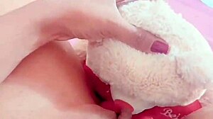 big housewife gets her natural tits and pussy teased in casual home fuck