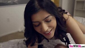 Petite Stepsis Audrey Royal Sucks Stepbro's Dick After Catching Him Watching Porn