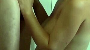 pregnant babe with big tits eagerly sucks and tastes my throbbing monster cock