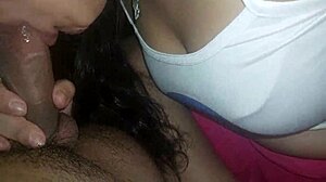 Deep Throat Swallows Full Cock and Hot Cum Load