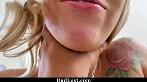 Stepdaughter Comforts Stepdad with Blowjob and Anal Ride on Dadlust