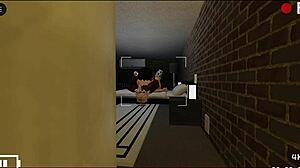 blonde whore pays motel's real cheap price with rough black cock sex