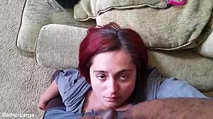 slutty big tit bbw amateur takes massive facial cum blast all over her huge tits