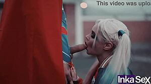 superman rams harley's bat up her tight ass