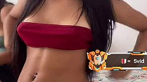 morenita colombiana teen flaunts her petite tits all natural and perky
