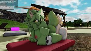 hey dudes this roblox furry condo has wild bent over big ass bangs