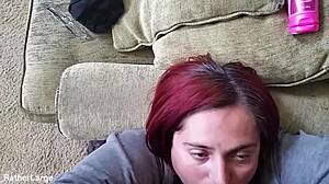 slutty big tit bbw amateur takes massive facial cum blast all over her huge tits