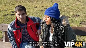 Stranger Fucks Black Teen Girlfriend Hard In Pickup Car