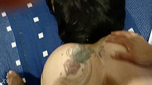 waking up to hot blonde milf bent over for bareback doggystyle ass gaping