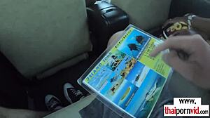 Skinny Asian Teen Cherry Stretches On Thick White Cock