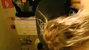 your hot blonde wife gonna deepthroat that fat cock till facial? watch!