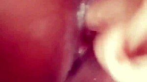 ebony amateur rips clothes for solo dildo pussy play and wet orgasm