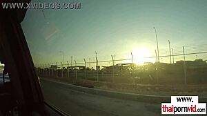 Skinny Asian Teen Cherry Stretches On Thick White Cock