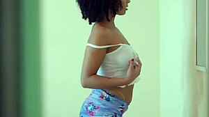 i caught my neighbor spying so i made him fuck my curvy ass hard until he creampied me deep