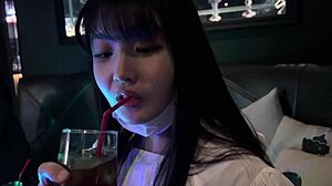 Skinny Japanese College Girl Creampied in Love Hotel!