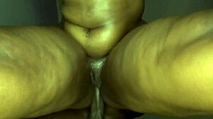 EBONY WIFE SCREAMS AS I RAM MY COCK BALLS DEEP IN HER JUICY PUSSY!