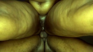 EBONY WIFE SCREAMS AS I RAM MY COCK BALLS DEEP IN HER JUICY PUSSY!