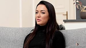 Zuzu Sweet's Candid Czech Outdoor Public Casting Interview