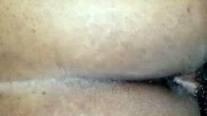 My quick cum after ebony wife massage