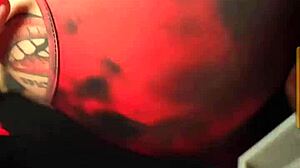 whoa this huge ass brunette bombshell dances insanely sexy at the club