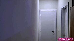 Naughty Brazilian Wife Summons Cute Latina Friend for Husband's Pussy Licking and Rough Banging Session