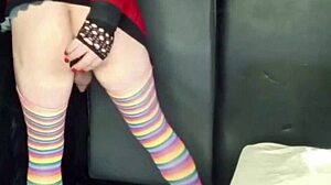 Curvy Latina Fucks Boyfriend's Ass with Strapon Dildo Till Cum