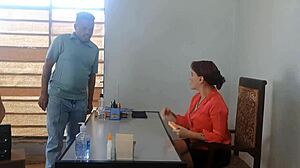 skinny nerd director punishes me with her nasty tight pussy ride!